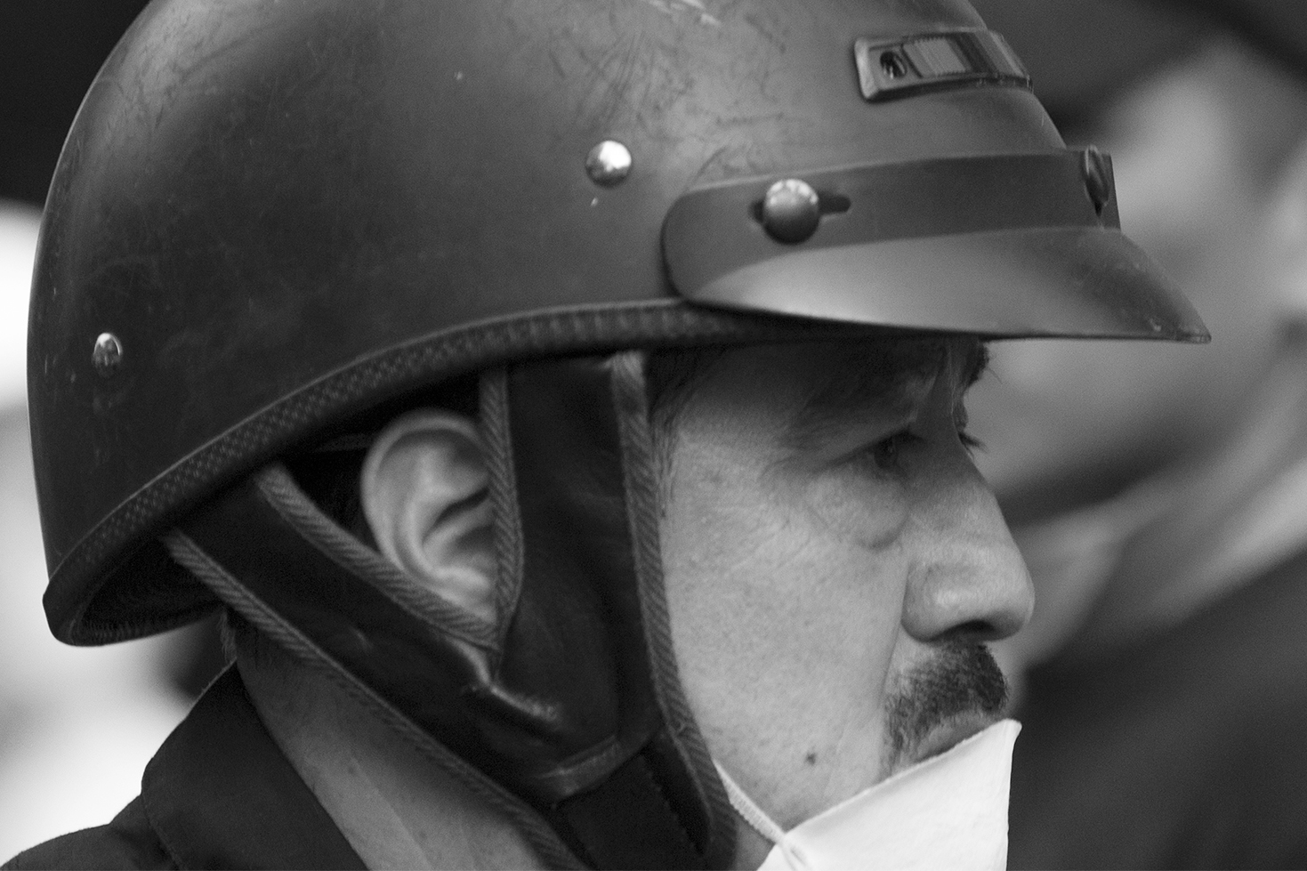 Earthquake, people's faces - Mexico