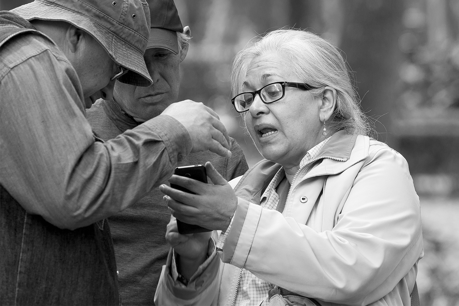 Earthquake, people's faces - Mexico